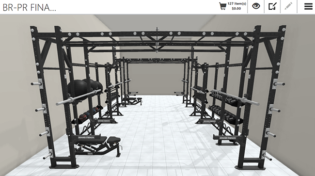 Visual Configuration for Athletic Rigs and Racks